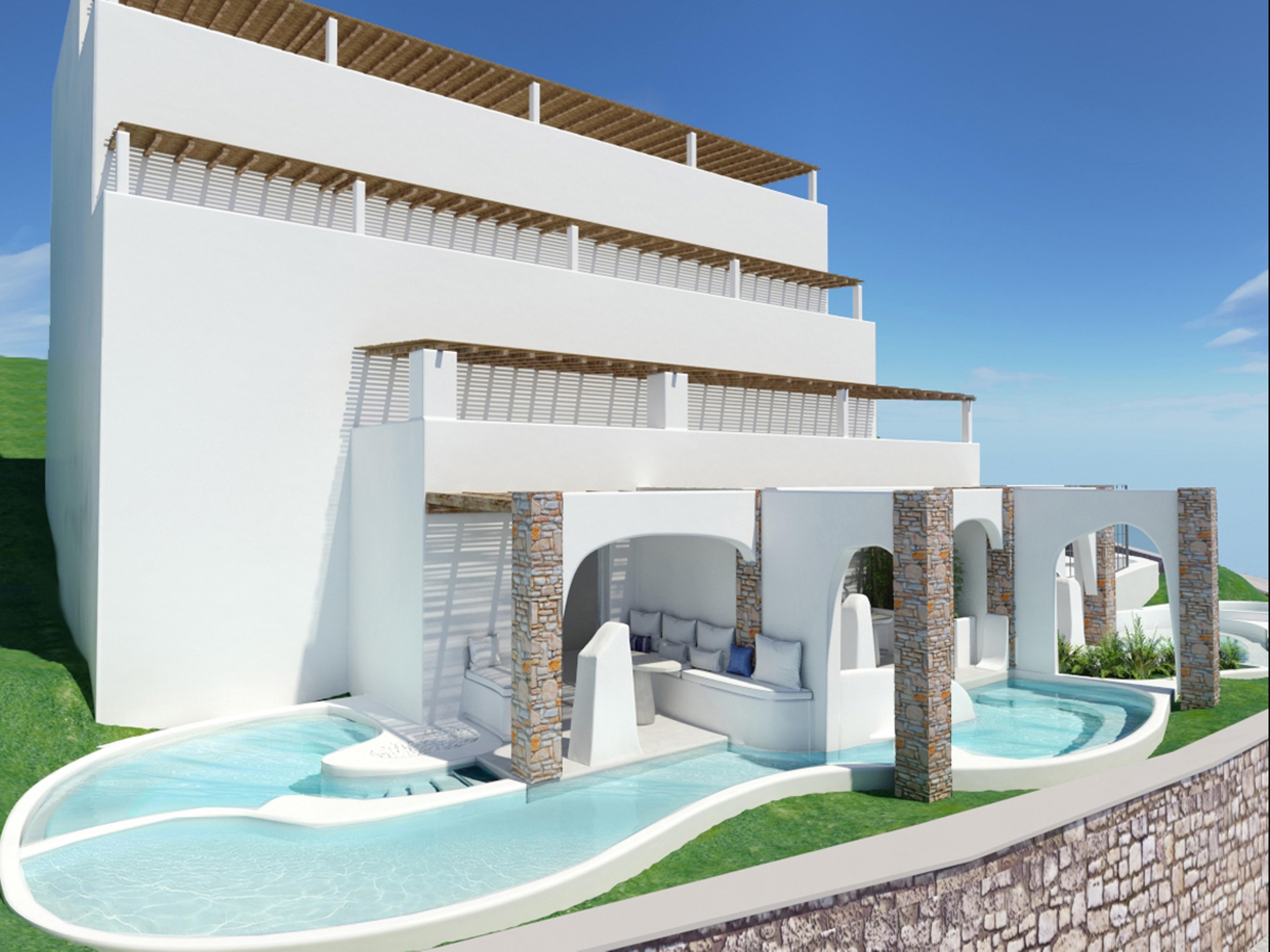 Aloni Hotel & Suites Piso Livadi Buitenkant foto